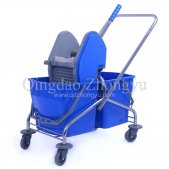 60L Mop Wringer Trolley